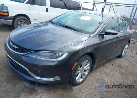 2015 Chrysler 200 Limited from USA, damaged, VIN 1C3CCCAB3FN726411
